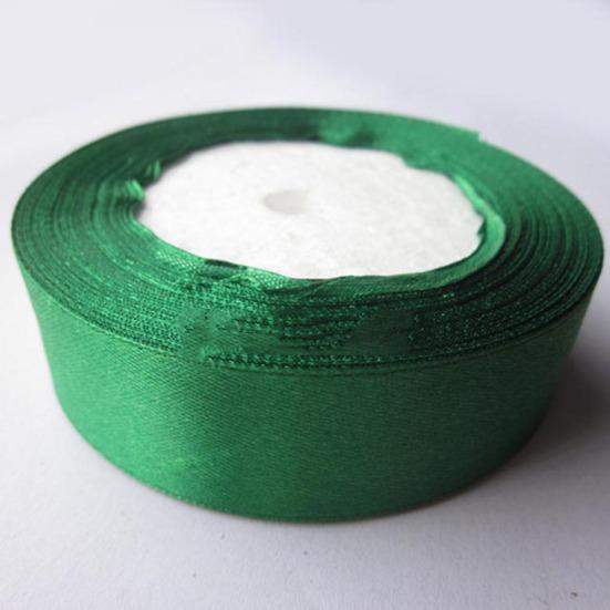 1Inch Wide Color Satin Ribbon Sewing 25Yards Wedding Birthday Party Supply Decor