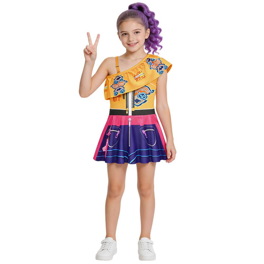 Kpop Demon Hunters Mira Rumi Zoey Cosplay Swimwear Set For Kids And Adults