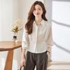 Women's Long-Sleeve Chiffon Blouse