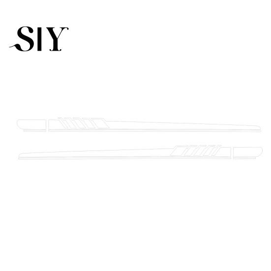 Car Exterior Decoration 1 Pair Strip Pattern Side Stickers Waterproof Cool Decal Self-adhesive Anti-scratch Vehicle Auto Decor Sticker