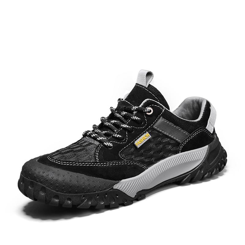

Новая обувь для мужчин противоскользящая дышащая спортивная обувь для пеших походов мужская уличная безопасная обувь для альпинизма треккинговые дышащие сетчатые кроссовки мужские 44