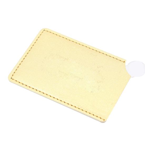 Unzerbrechlicher, bruchsicherer Kosmetikspiegel aus Edelstahl in Volltonfarbe