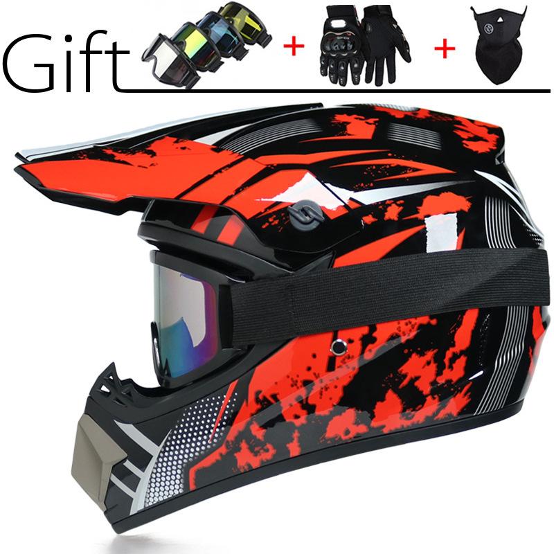 Off-road non-helmet motorcycle small off-road helmet racing lightweight mountain full-face helmet with goggles