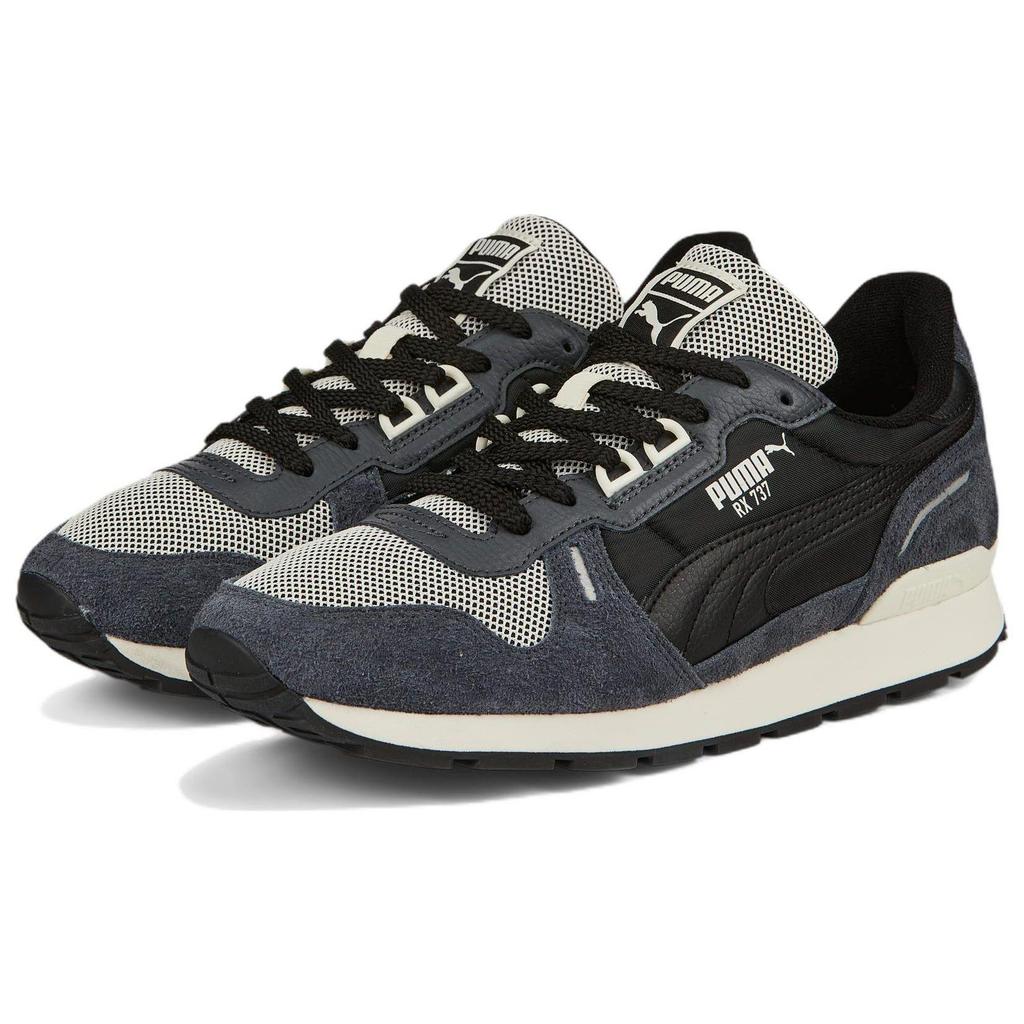 Puma RX 737 New Vintage Unisex Pristine Ebony Lifestyle Sneakers 387573-03