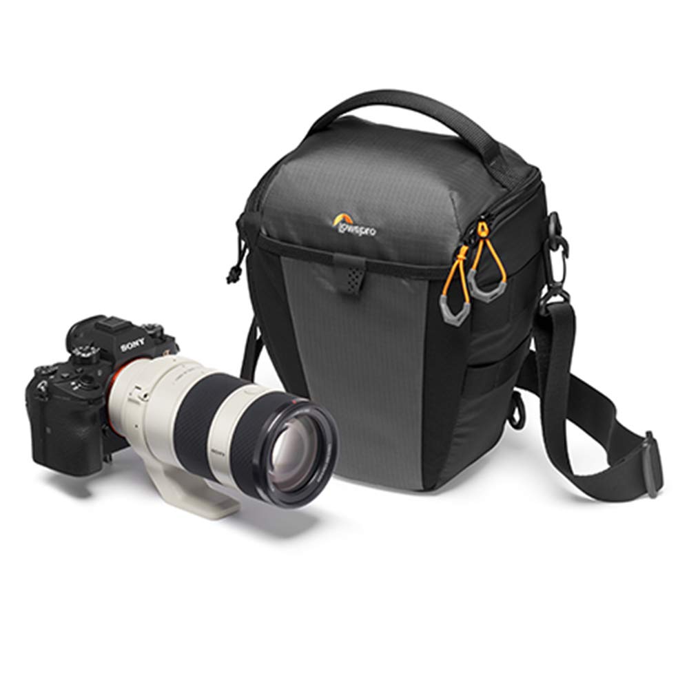 

Lowepro Photoactive TLZ50AW Top Loading Bag Ideal for Mirrorless Cameras Shoulder Bag Belt Loop Type All Weather Compatible AW Cover Included 4.8L сірий колір