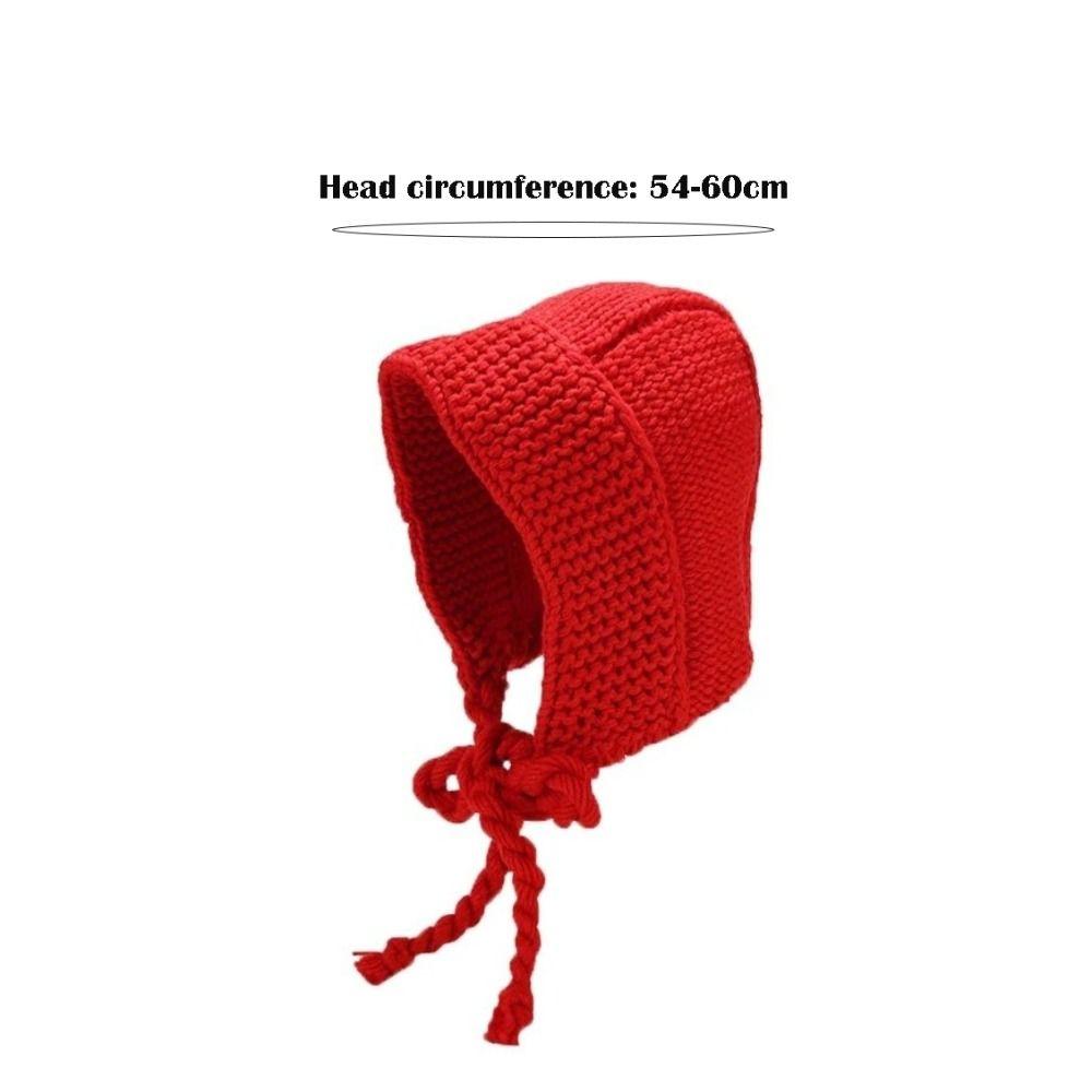 Warm Woolen Cap Thickened Beanie Hat Trendy Knitted Cap  Autumn Winter