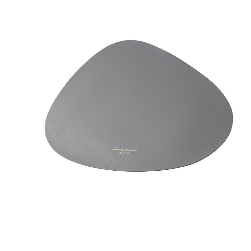 

1/2 шт. Набор подставок под стакан из искусственной кожи, водонепроницаемый, термостойкий, защита стола, кухонные принадлежности 13.5x11cm&Oval