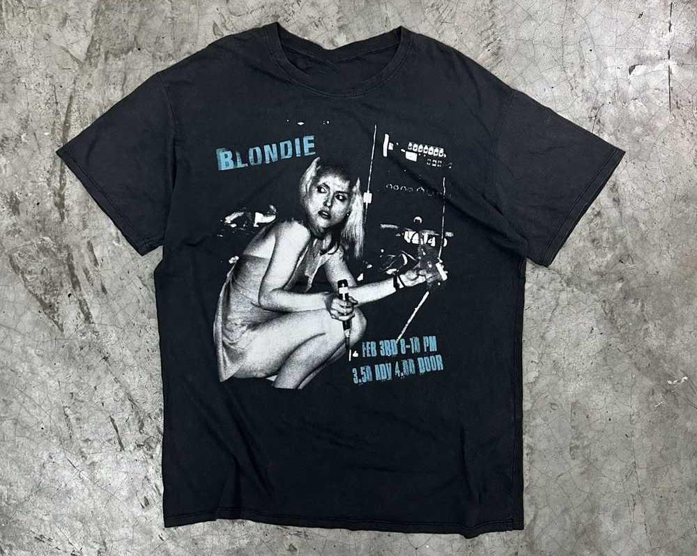 

Vintage BLONDIE black Tshirt short sleeve All sizes S5XL E117 Unisex T-Shirt S