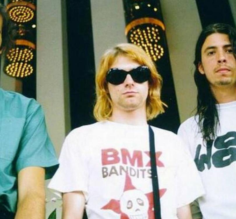 

Футболка BMX Bandits, Трибьют Курту Кобейну, Вдохновленная гранж-музыкой, Унисекс футболка 4XL