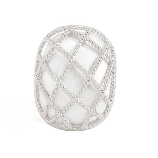 Vintage Earrings for Women Geometric Square Metal Grid Studs Fashion B