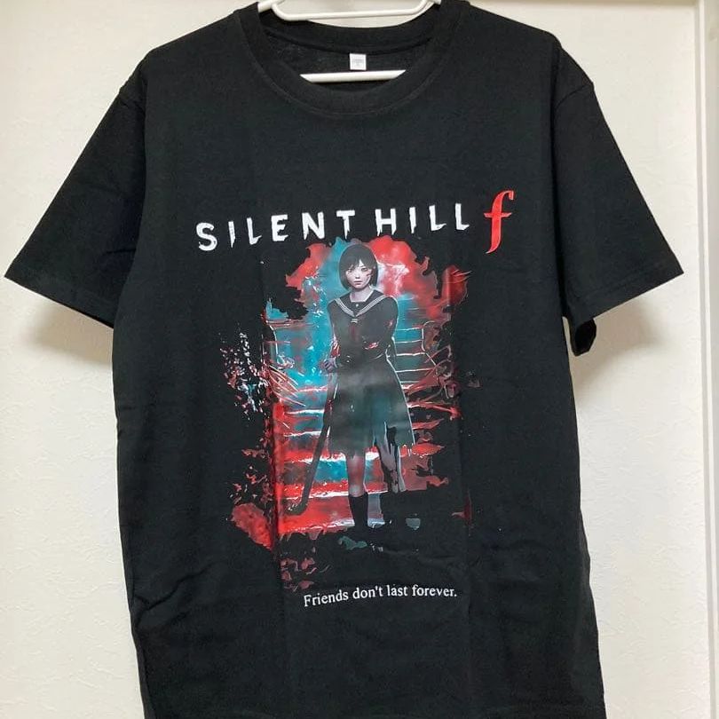 Silent Hill F Horror Game Graphic Printed Tshirt Gaming Lover Unisex T Shirt Vintage Unisex Women Cotton Tee Harajuku Y2k Tops