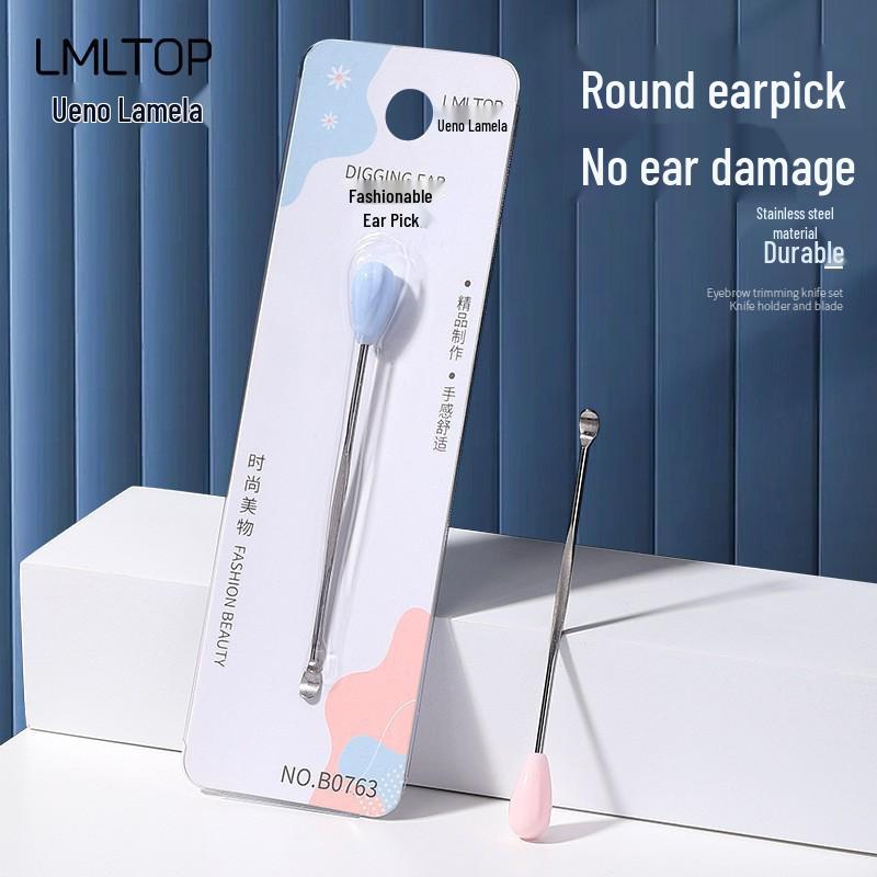 Stainless Steel Ear Cleaner Tool with Light - Visual Ear Pick and Spoon