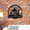 Personalized Crab Metal Wall Art Sign, Rustproof Home Decor, Unique Gift