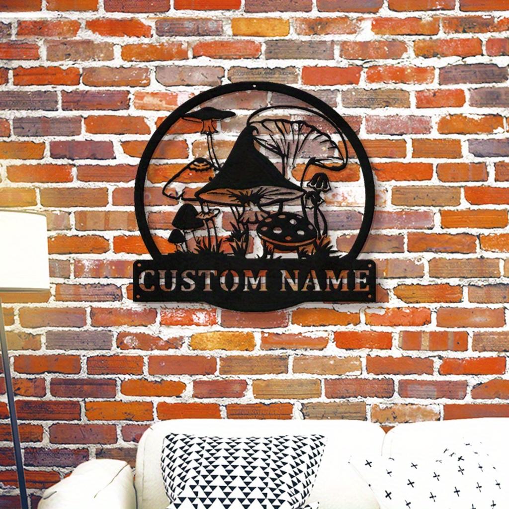 Personalized Crab Metal Wall Art Sign, Rustproof Home Decor, Unique Gift