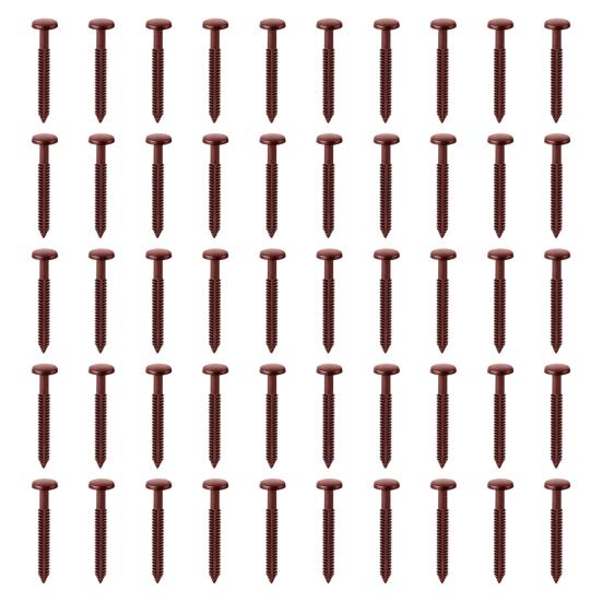 18/36/50Pcs Vinyl Shutter Fasteners Shutter Spikes UV Resistant Simple Installation