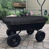 Utility Cart Cover Garden Cart Cover UV Resistant Waterproof Storage For Trolley Shopping Farm Camping Garden Barn Outdoor