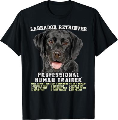Labrador Retriever Black Lab Professional Human Trainer Gift Unisex T-Shirt