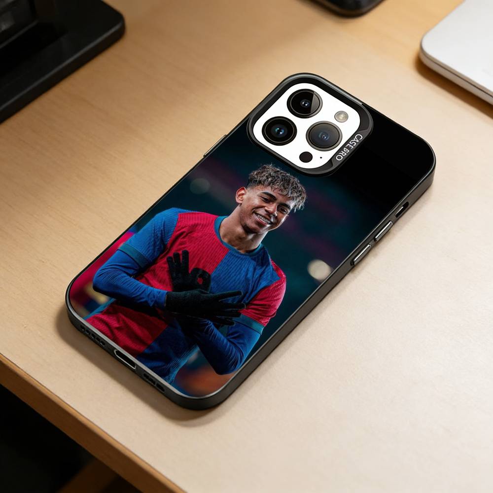 Чехол для телефона L-Lamine Y-Yamal для iPhone 17,16,15,14,13,12,11 Plus,Pro Max,XS, Цветной Серебристый Черный Чехол