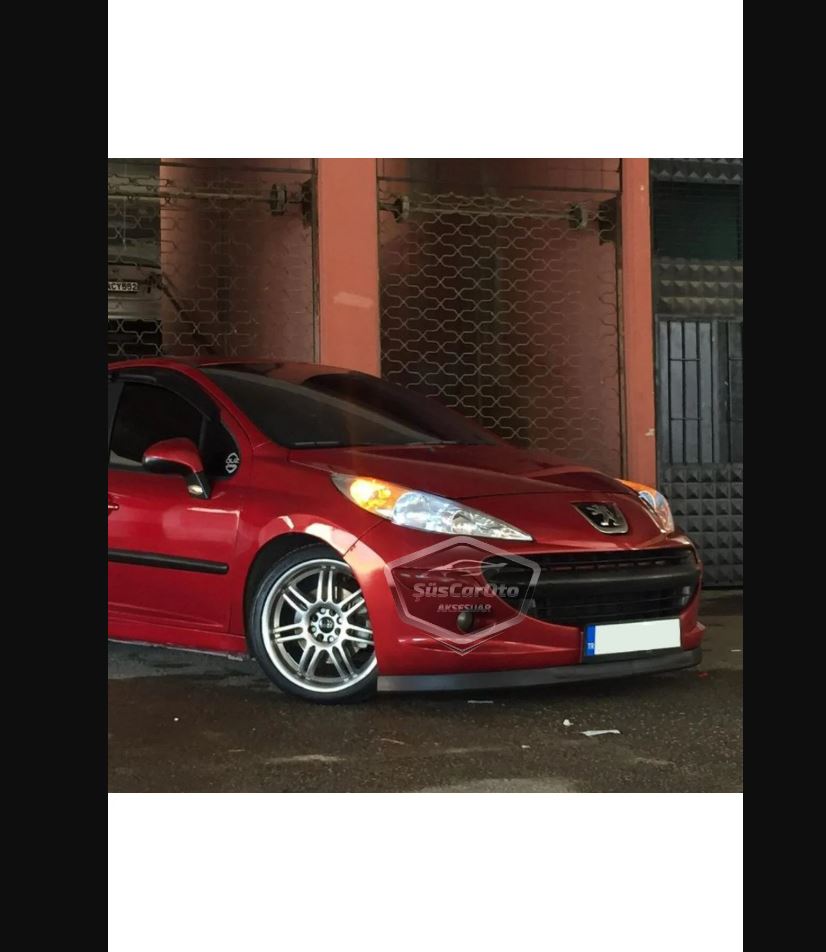 For PEUGEOT 206 , 206 GTI , 206 RC FRONT SPOILER LIP Euro Spoiler Lip Universal Auto Styling Car Accessories Modified Tuning