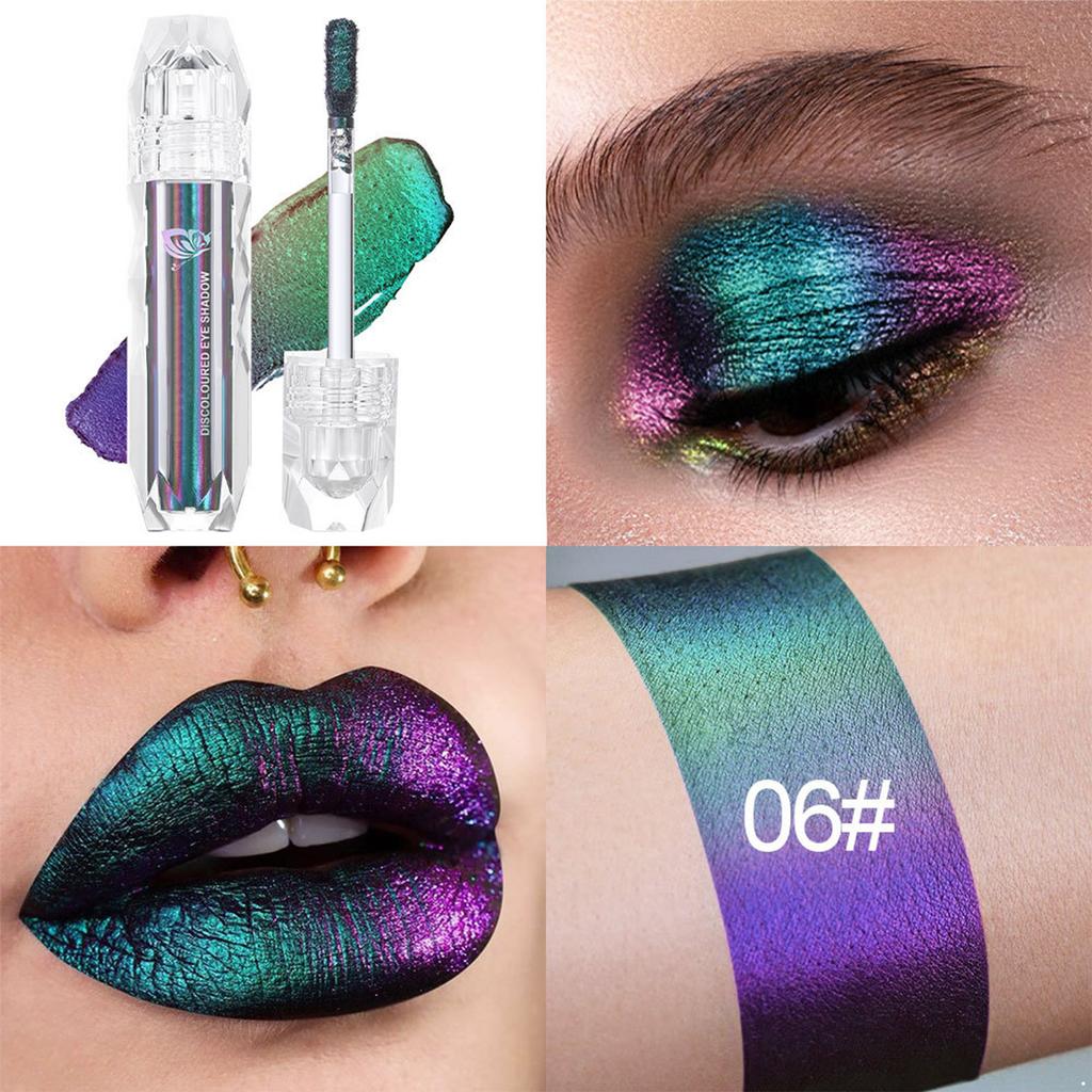 1Pc Chameleon Liquid Eyeshadow Metallic Glitter Shimmer Long Lasting Waterproof Eye Makeup Vegan Cruelty Free for Women Girls Party