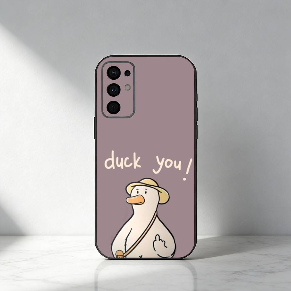 

C-Chaotic Duck And Goose Phone Case For Samsung S25,S24,S21,S22,S23,S30,Ultra,S20,Plus,Fe,Note,5G Black Cover Samsung S22ULTRA5G