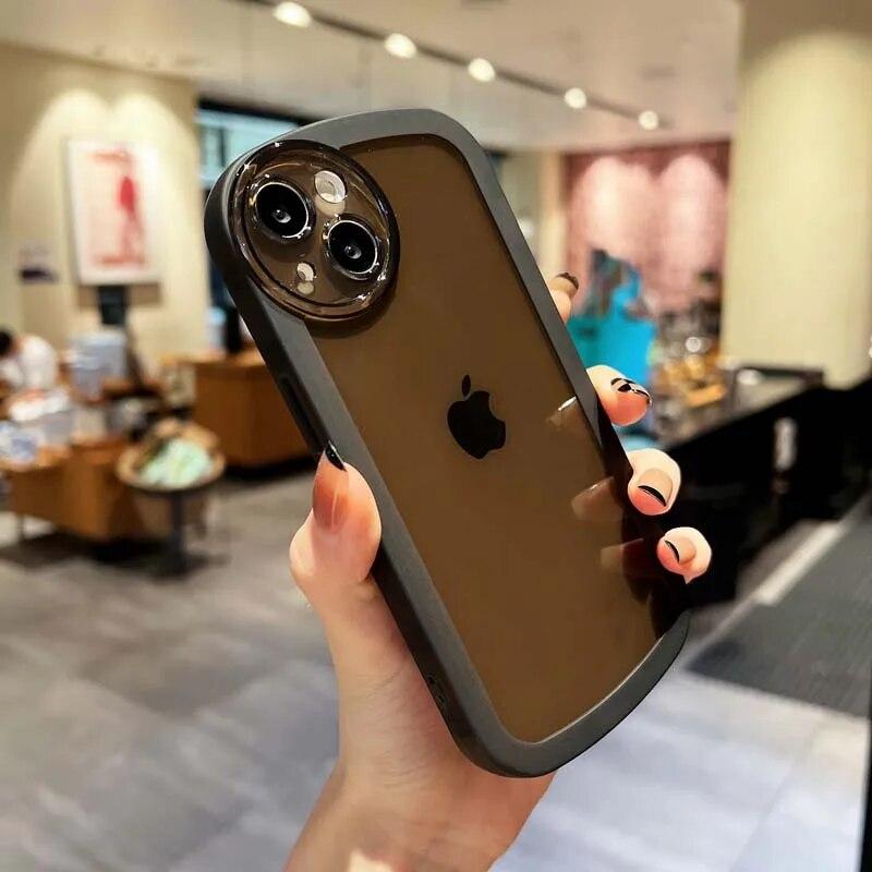 Suitable for iPhone 13 12 11 14 15 Pro Max XS XR X 14 Pro 11 Transparent Drop Protection Case 7 8 Plus Soft Case New
