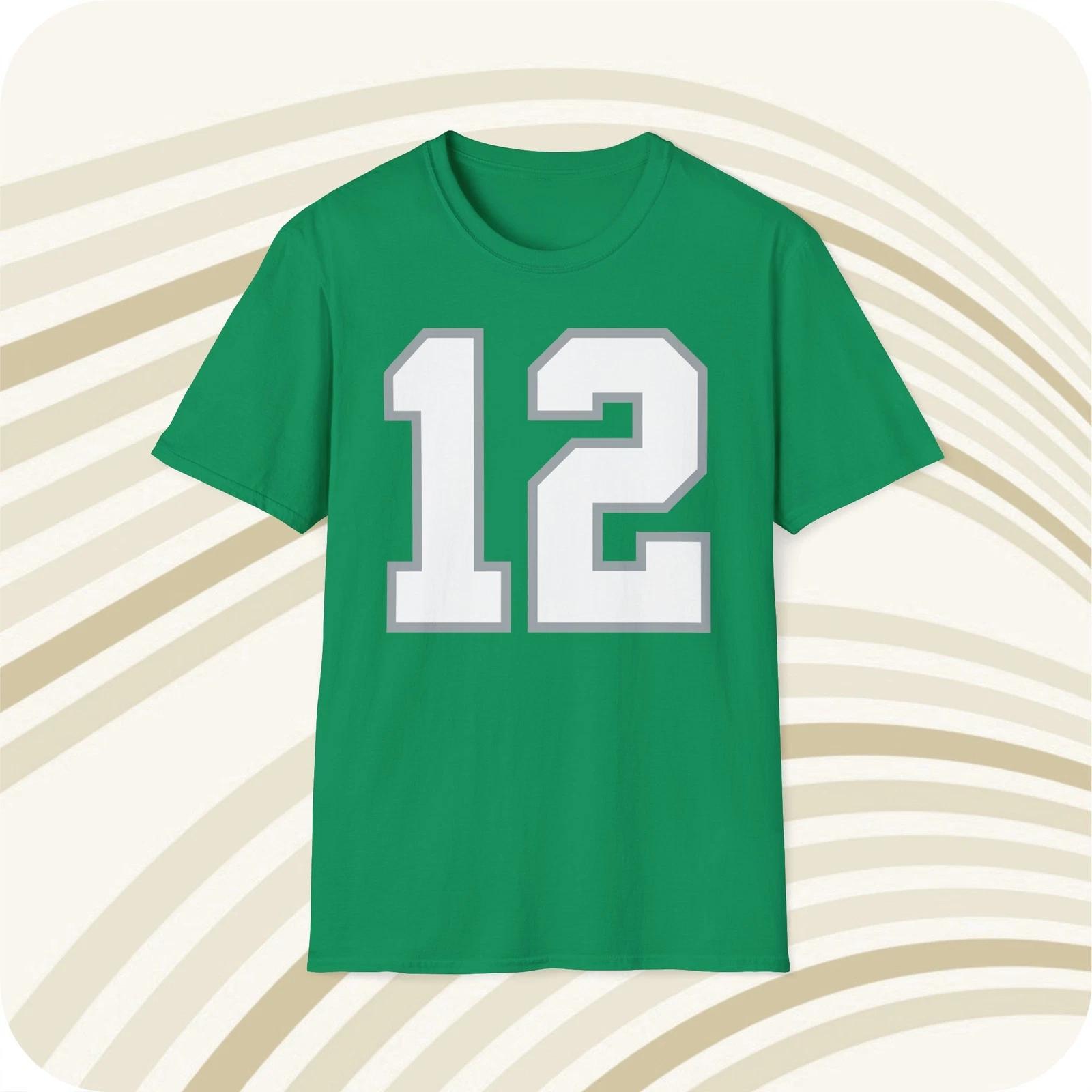 Randall Cunningham #12 Philadelphia Eagles NFL Jersey T shirt - Front & Back 2XL