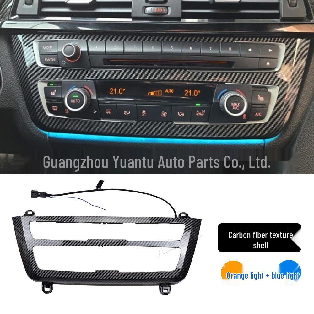 

BMW 3/4 Series F30 F31 F33 M4 Dashboard Console with Dual-Color Yellow/Blue Ambient Lighting.