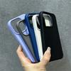 Luxury Matte Soft Leather Candy Phone Case For iPhone 15 14 Plus 13 12 11 16 Pro Max Lens Protection Shockproof Silicone Cover