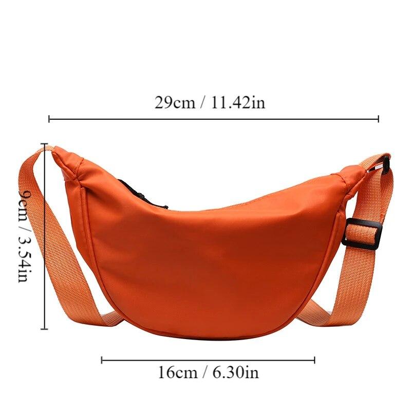 1pc Crossbody Dumpling Bag For Women Large Capacity Travel Solid Color Chest Bag Designed Ladies Daily Street Fanny Packs