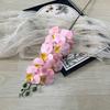 Faux Orchid Stems 39 Inch Artificial Phalaenopsis Flowers with 9 Heads Full Blooms for Valentine's Day Home Office Wedding Party Decor