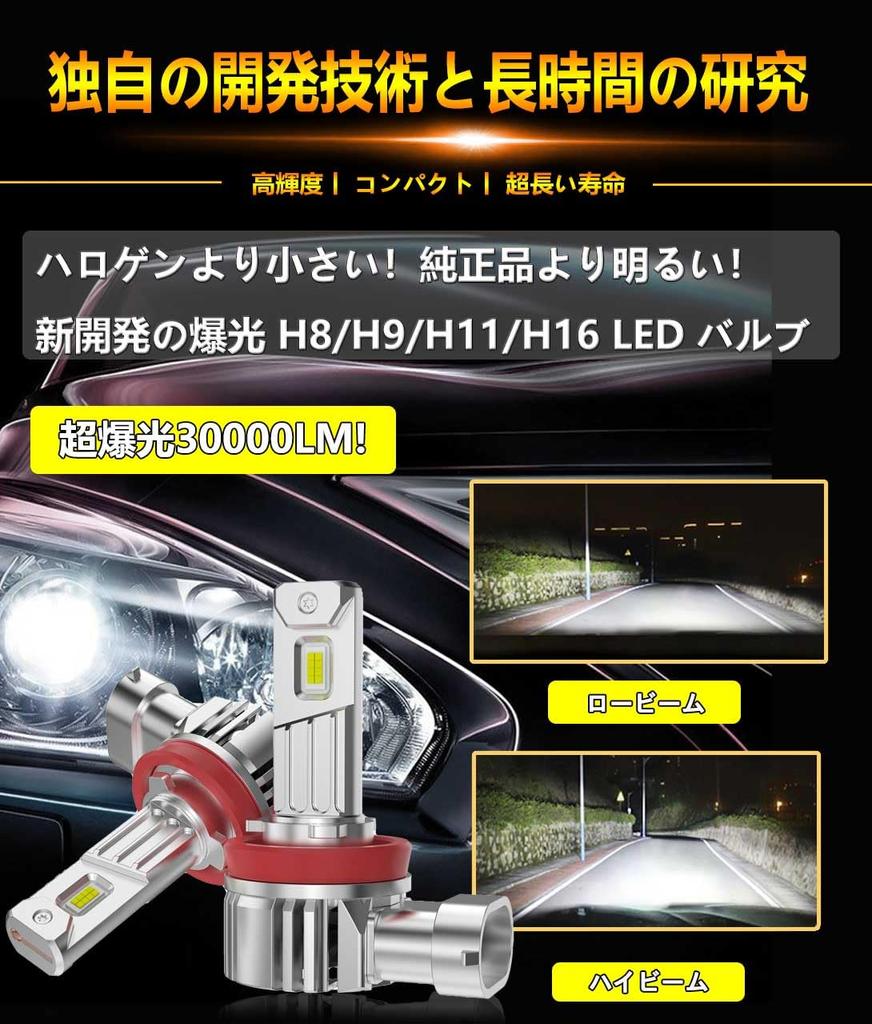 WENLE Super Bright LED Headlight New Vehicle Inspection 20x Lumens 80W Compatible with DC12V Adjustable Constant Current Long Quiet Cooling Instant