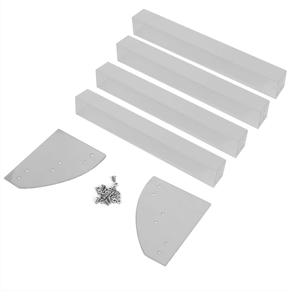 Suport de afișare acrilic transparent cu mai multe straturi, Raft organizator, Cutie de depozitare pentru cosmetice, Patru straturi