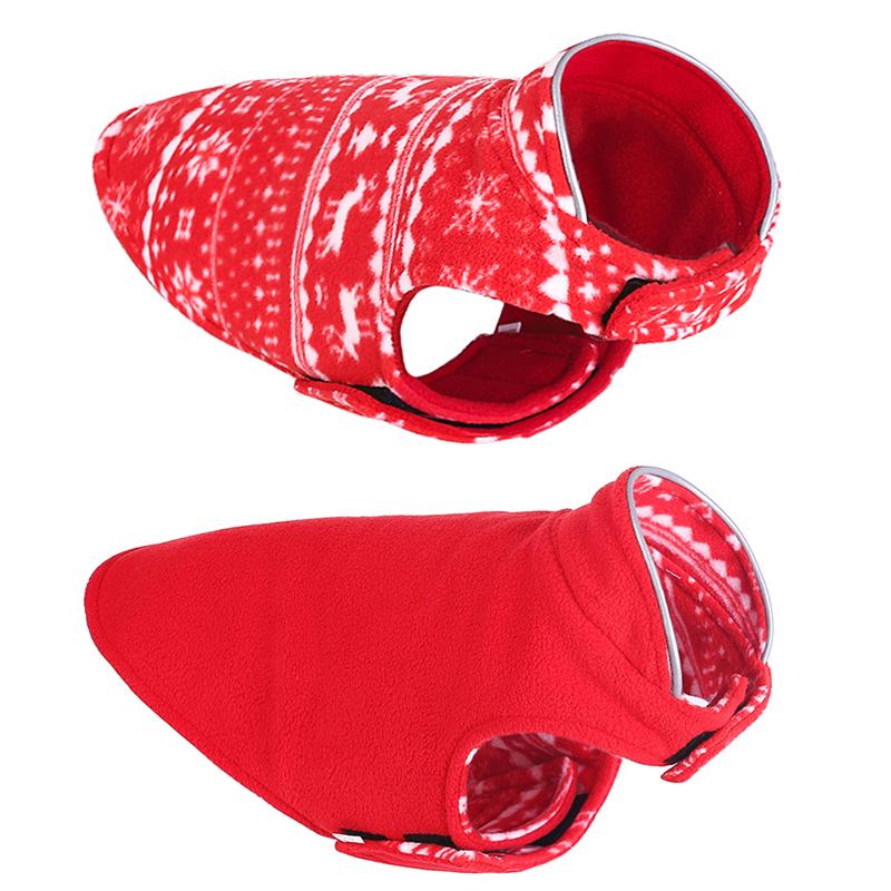 Christmas Winter French Bulldog Pet Coat Jacket for Small Large Dogs Reversible Puppy Big Dog Clothes Shiba Inu Mascotas Costume