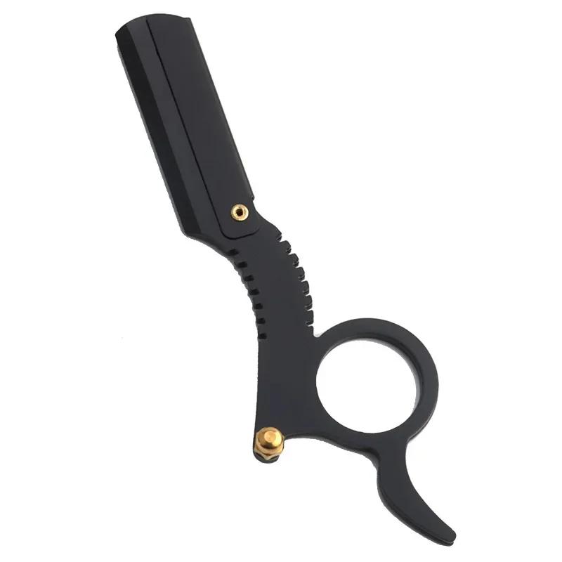 

Мужские бритвы Профессиональная парикмахерская безопасная бритва Лезвие Нержавеющая сталь Острые бритвы Парикмахерский нож Инструменты для бритья бороды