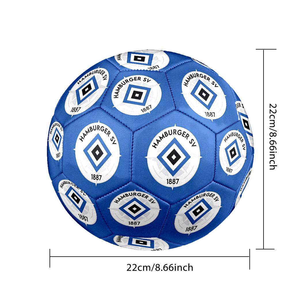 Hamburger SVIndoor Soccer Ball Colorful All Ages Machine Stitched PVC Competition Ready Durable High-Bounce
