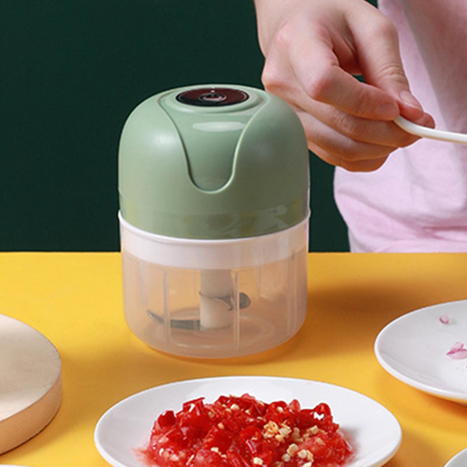 

Електричний подрібнювач часнику Трави Фрукти Пюре Блендер для їжі Горіхи М ясорубка