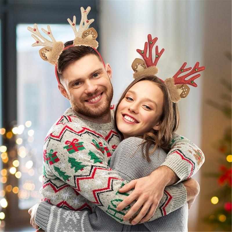 Practical Lovely Christmas Headwears for Any Ages Portable Accessory for Parties Supplies and Special Evening Event