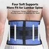 Adjustable Deluxe Neoprene Double Pull Lumbar Lower Back Support Brace Exercise Belt Pain Relief