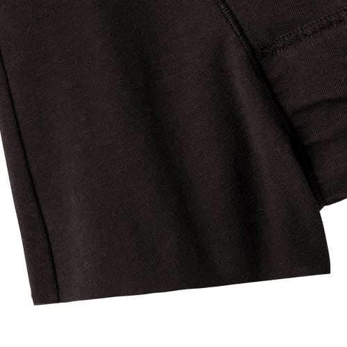 Gunze Piecclair School Innerwear Sanitary Shorts, 1/4 Length, Absorbent, Cut-Off Type, Cotton Blend, Girls, Black, Size 150