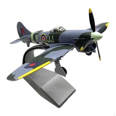 Jet-Jagdflugzeugmodell im Maßstab 1:72, Flugzeug-Legierungsornamente Realistisches Spielzeug Schreibtischflugzeug Diecast-Flugzeug für