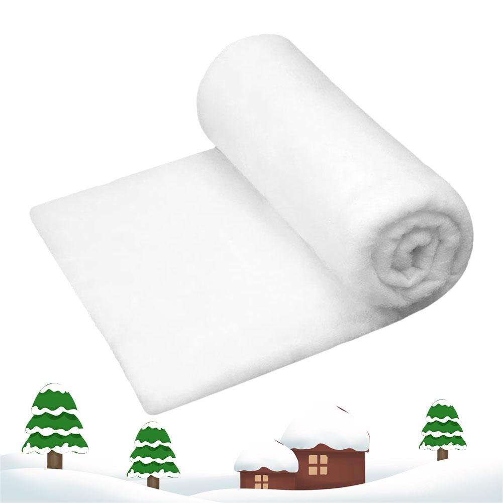 

80*120CM Christmas Simulated Snow Carpet Multi functional decorative artifact, easy to decorate holiday scenes