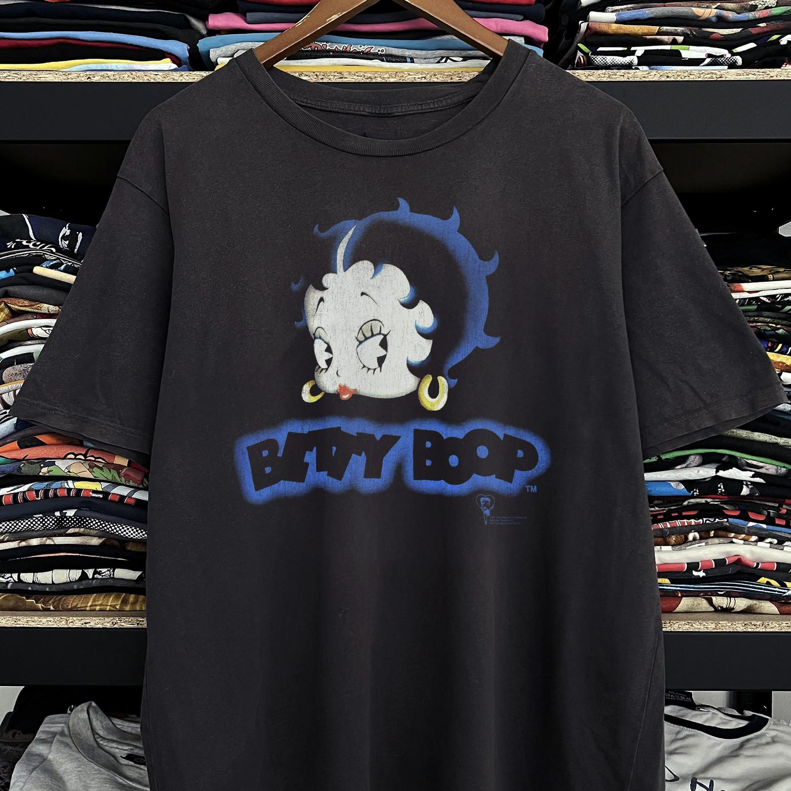 1997 Betty Boop Classic T-Shirt Black XXL S