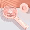 Portable Handheld Fan USB Rechargeable Battery Adjustable Three-block Wind Speed Cooling Cooling Desk Outdoor Travel