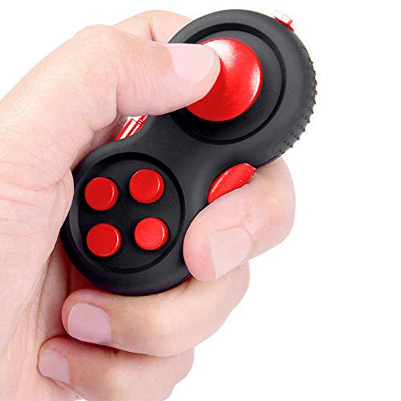 Fidget Pad Rolling Stress Relief Decompression Fidget Controller Pad Game Sensory Toys Handheld Fingertip Toys For Kids Adult