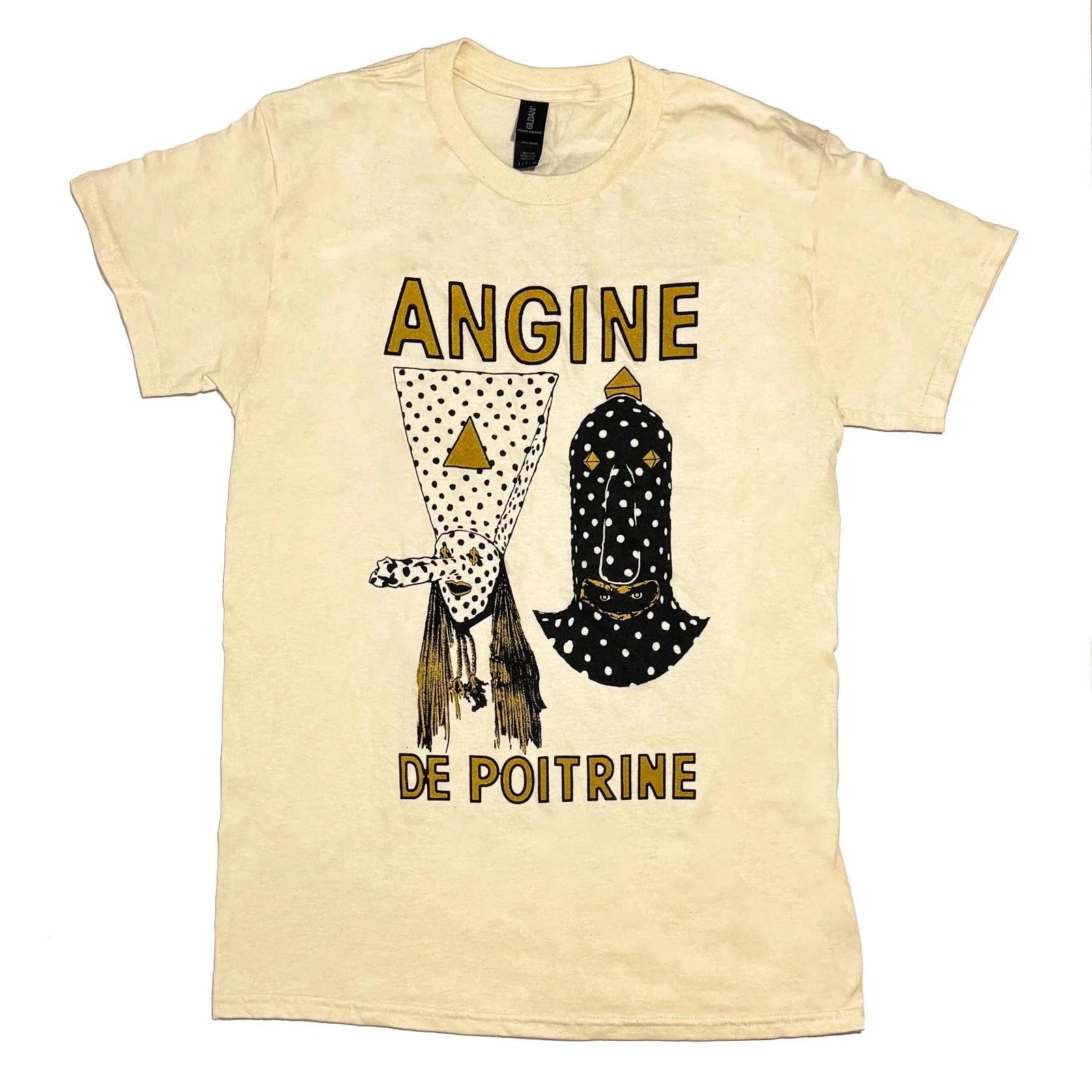 New Angine de Poitrine Band Beige Colour T-shirt Reprint S