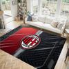 AC Milan Design Crystal Velvet Carpet Cozy Non?Slip Printed Rug For Bedroom Living Room Entrance