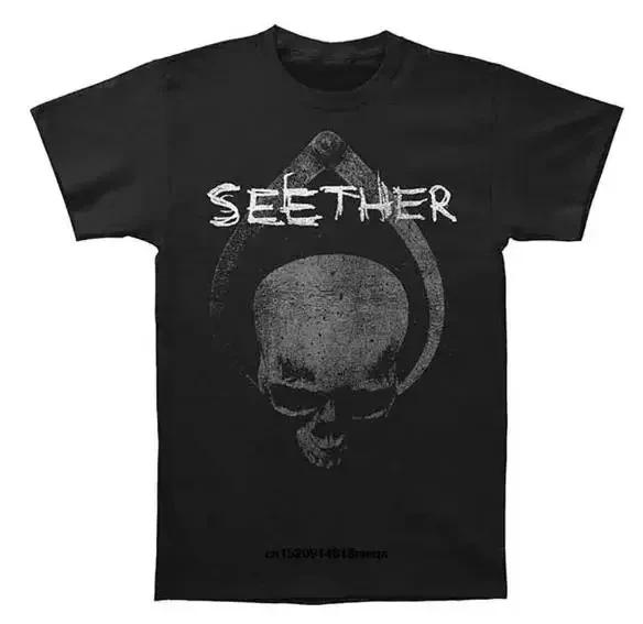 Heavy Metal Seether T Shirt Women Men Rock T-shirt Comfort Top100% Cotton Men's Summer Small Fresh T-Shirt Fashion Trend T-Shirt