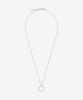 Maison Margiela Logo Reference Ring 3Mm Necklace - Silver / Sm1Uu0066P8865102