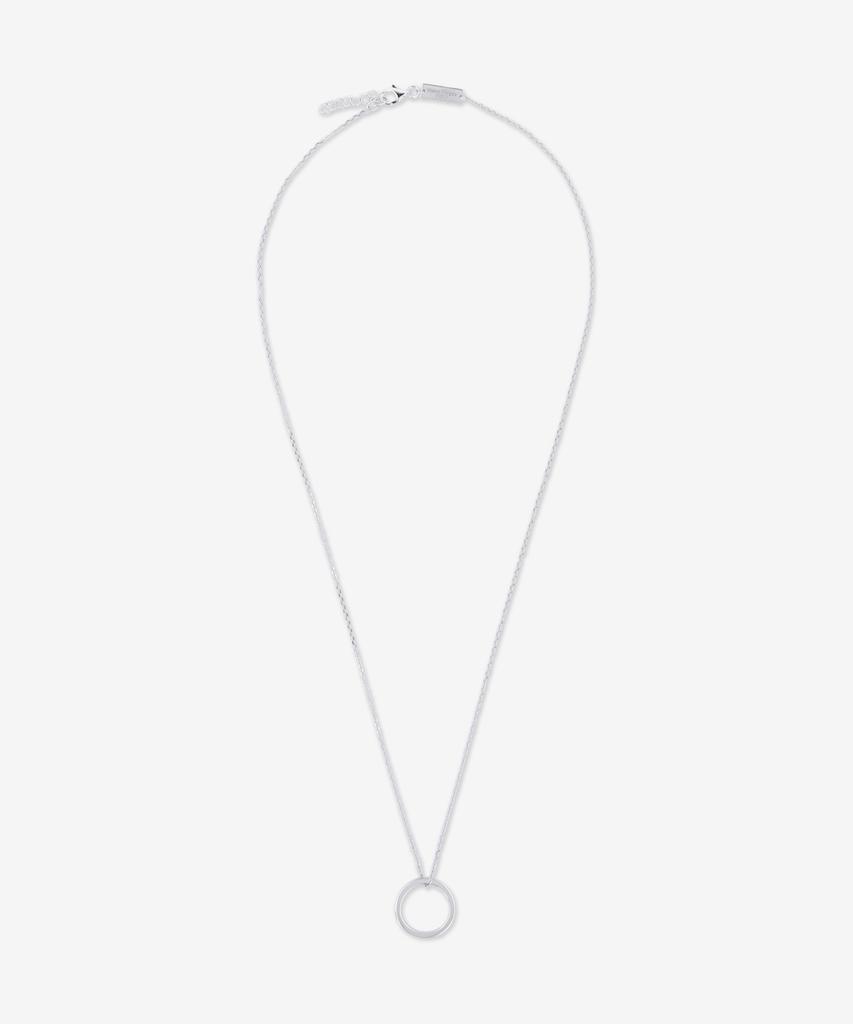 Maison Margiela Logo Reference Ring 3Mm Necklace - Silver / Sm1Uu0066P8865102